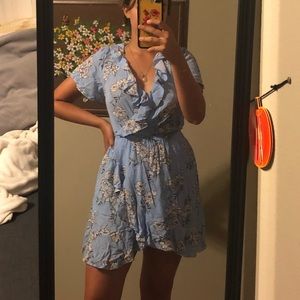 Blue Floral Dress